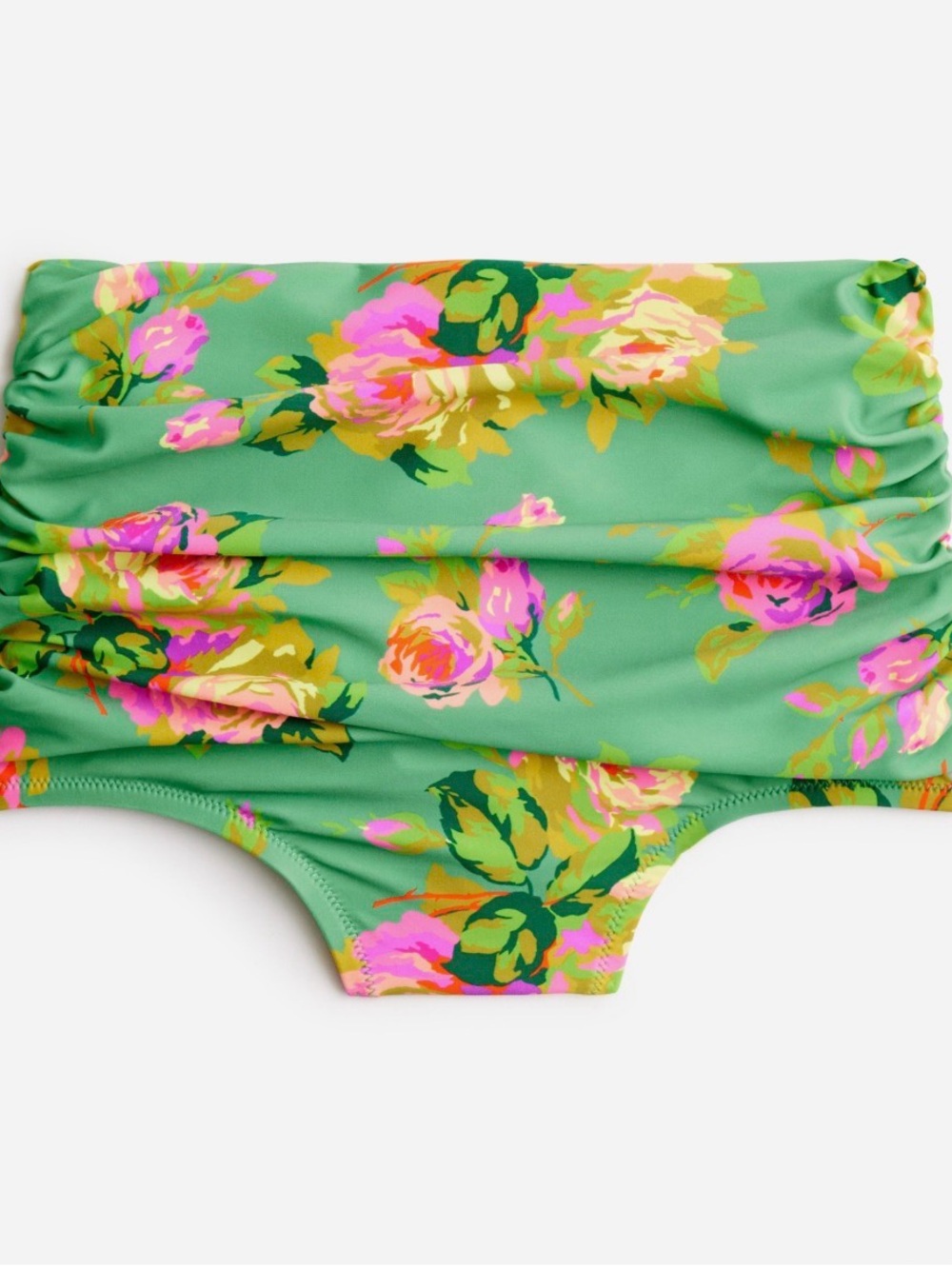 J. Crew ruched high waisted bikini bottom XS